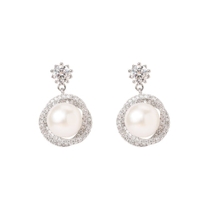 French Natural Pearl Earrings