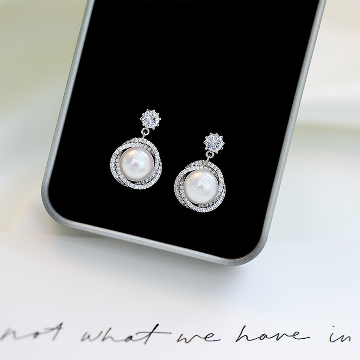 French Natural Pearl Earrings