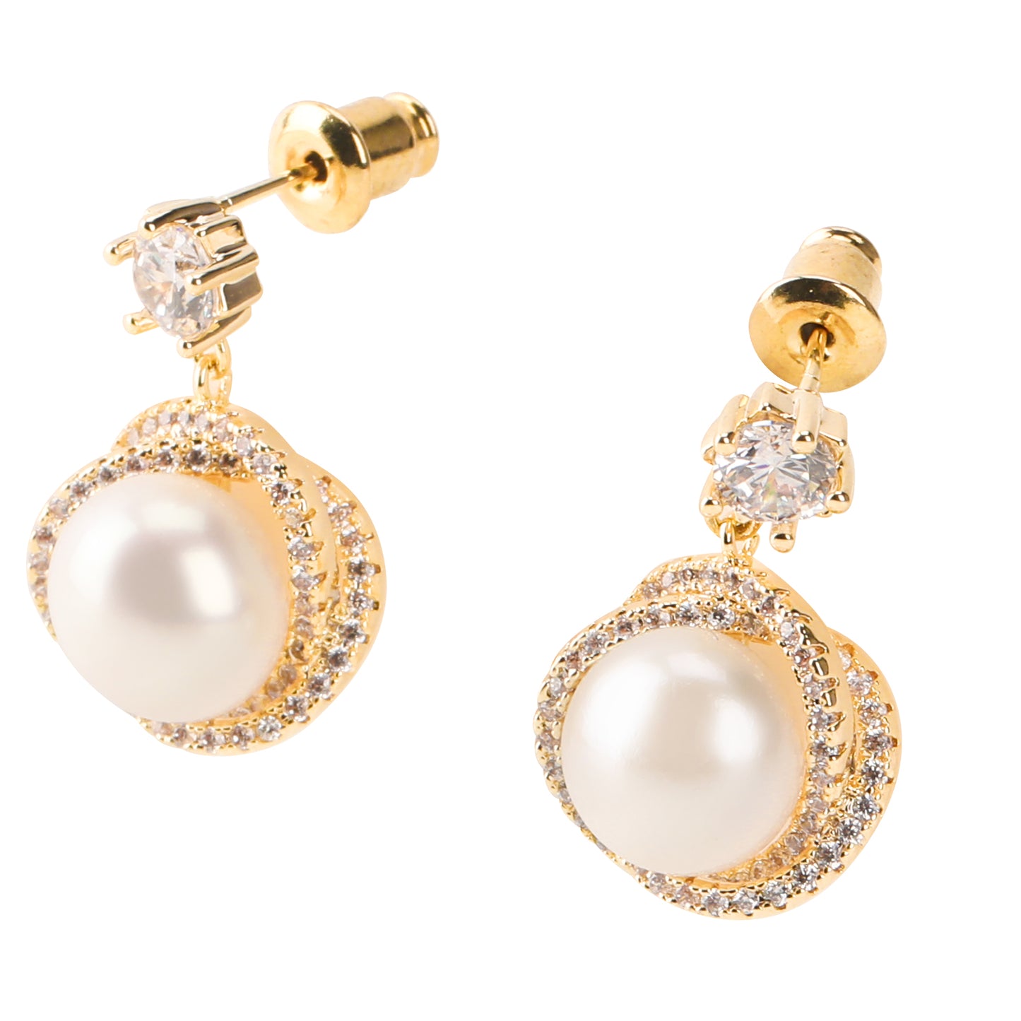 French Natural Pearl Earrings