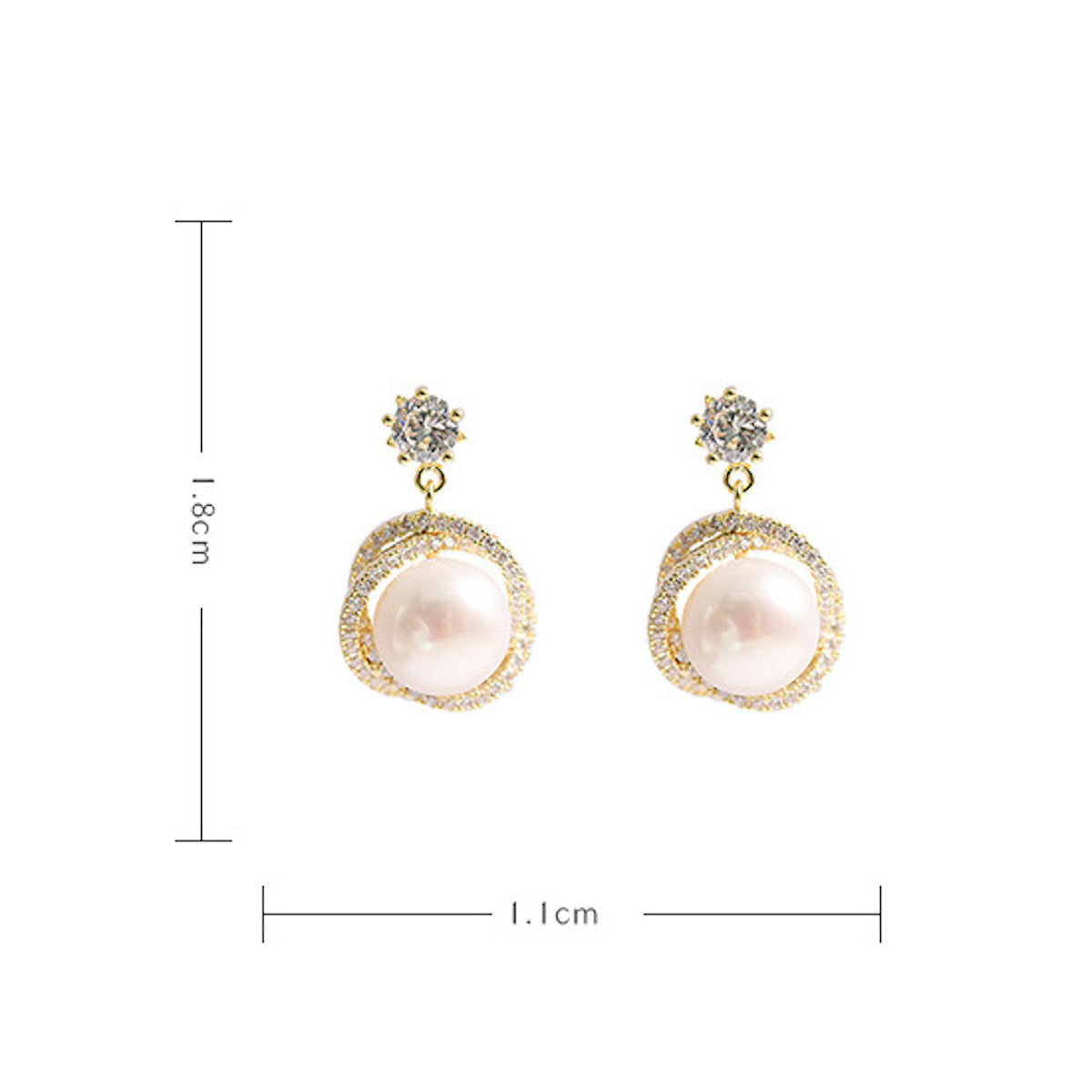 French Natural Pearl Earrings